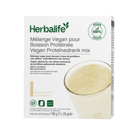 Thumbnail for Mélange Vegan pour boisson protéinée vanille 7 sachets de 28g